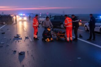 accident in lant pe autostrada soarelui 7 masini implicate 3 persoane ranite printre care un minor 6925d0f304b80