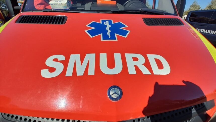 accident rutier la 23 august un autoturism a intrat in parapet 6907340df0985