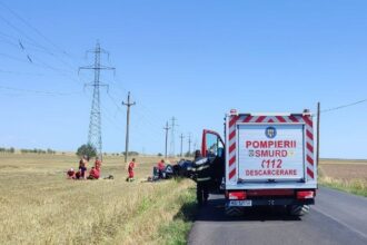 autoturism rasturnat pe dn22 la iesire din mihai viteazu spre baia intervin de urgenta mai multe ambulante 690c3ac53078c