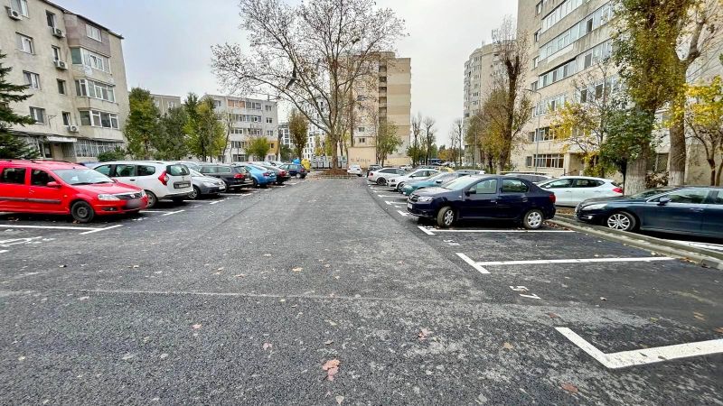 confort urban constanta a amenajat o parcare cu 73 de locuri in cartierul tomis nord 691f272634b84