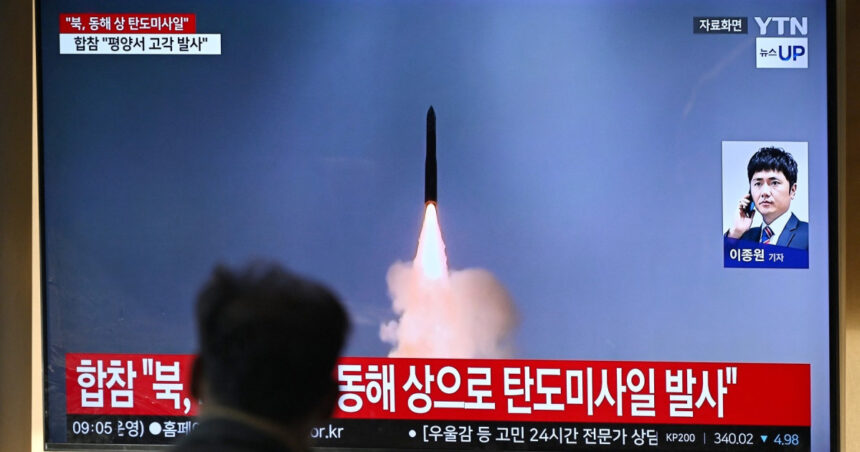 coreea de nord a lansat o racheta balistica un nou test dintr o serie inceputa in urma cu doua saptamani 690dd3855fb9c