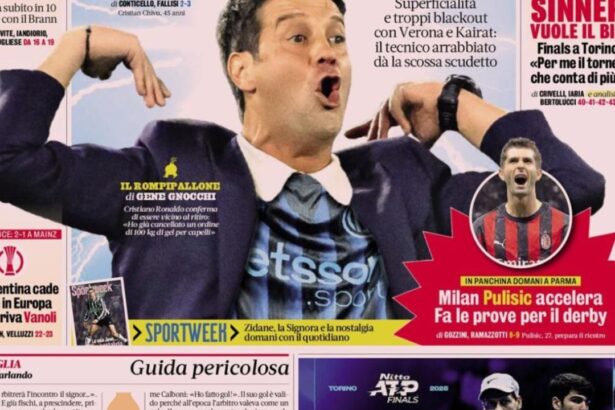 cristi chivu a ajuns pe prima pagina la gazzetta dello sport ce a scris publicatia italiana 690db28c83289