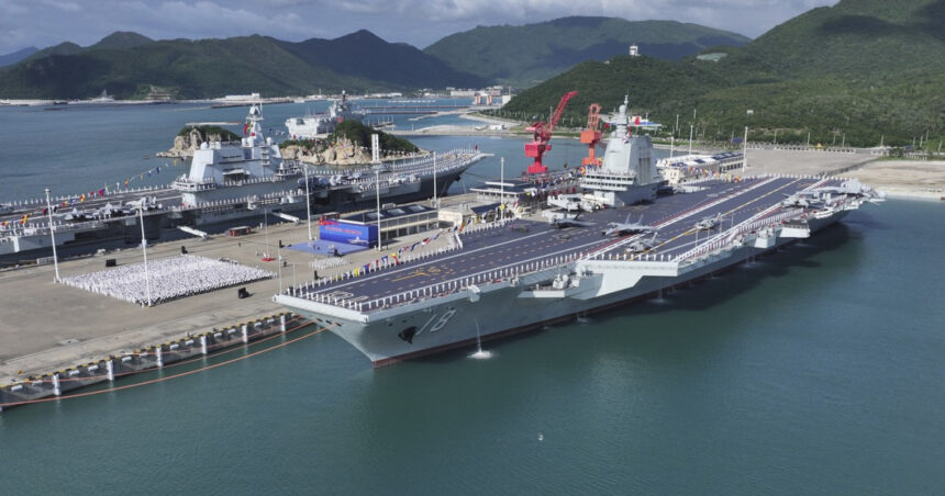 foto china inaugureaza un portavion cu tehnologie pe care doar sua o detineau poate lansa avioane la fiecare 90 de secunde 690e16509436b