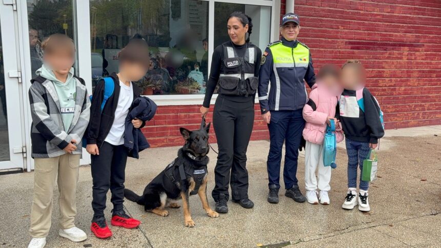 foto video politistii jandarmii si echipajele canine din constanta in mijlocul elevilor din municipiu o altfel de zi la scoala pe placul celor mici 690e2a9fdb05d