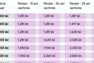 cati bani vei primi la pensie in functie de salariul actual si de vechimea cu care te pensionezi 6943c751025f1
