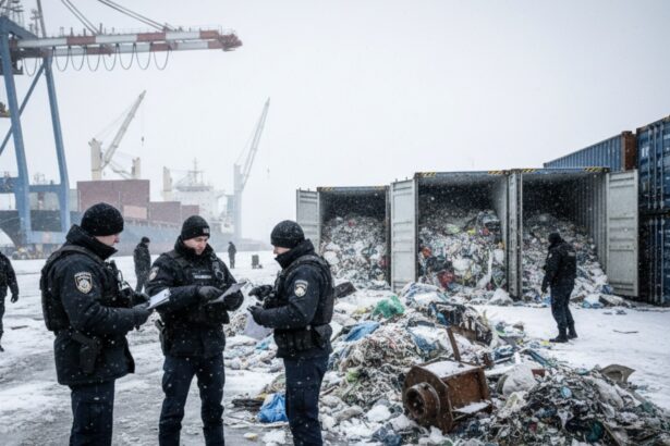 40 de tone de deseuri descoperite de politia de frontiera in portul constanta 6970f399f17e0