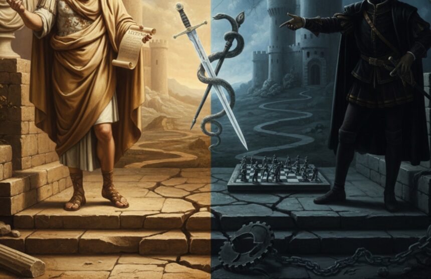 dezbatere atemporala dintre virtute si putere fara scrupule in conducere singurele victorii adevarate care merita 69732634e11d3