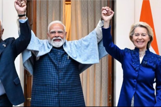 von der leyen a semnat mama tuturor acordurilor intelegere comerciala istorica intre europa si india sunt incluse si exercitii navale comune pentru protejarea rutelor maritime 6978efe461a51