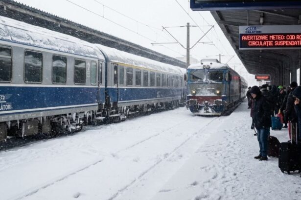 20 de trenuri cfr calatori anulate din cauza vremii extreme inclusiv ruta bucuresti nord constanta si retur 6995a57e5a448