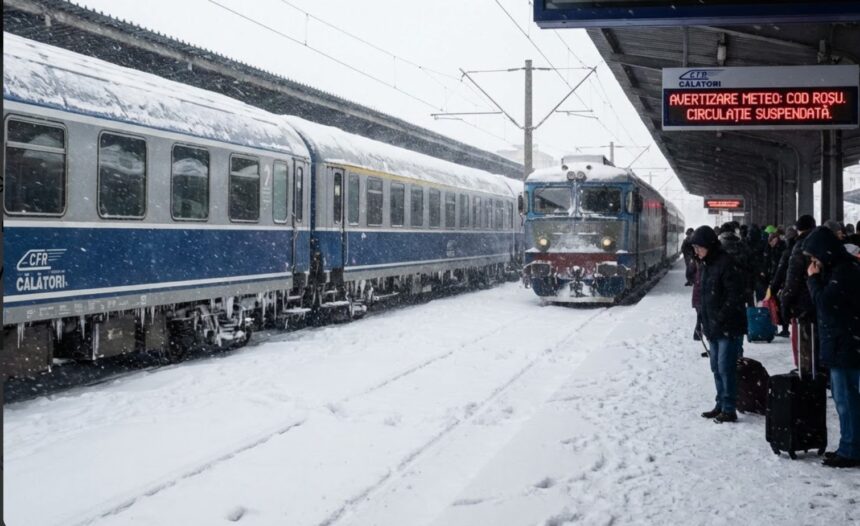 20 de trenuri cfr calatori anulate din cauza vremii extreme inclusiv ruta bucuresti nord constanta si retur 6995a57e5a448