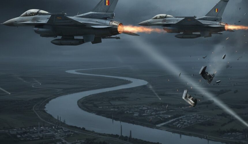 alerta de securitate la frontiera fluviala din tulcea atacuri ruse langa granita avioanele f16 ridicate de urgenta posibil impact pe teritoriul national 69b90567a3433