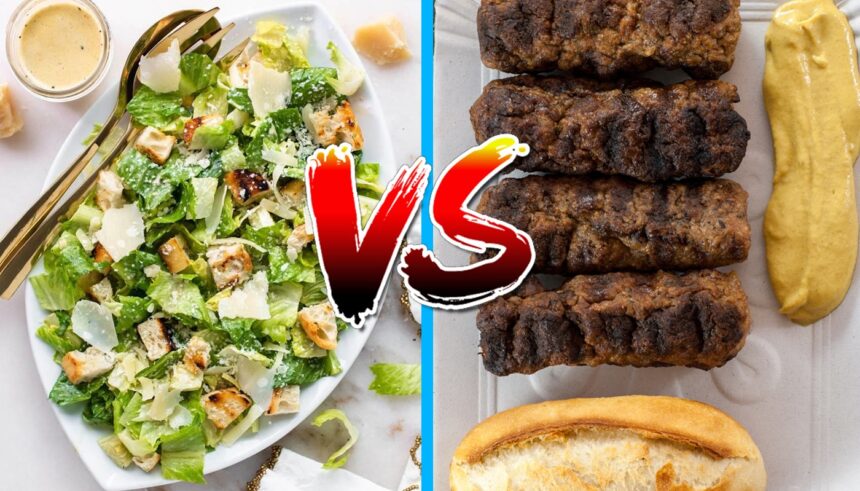 ce ingrasa mai mult o salata caesar sau 4 mititei cu paine si mustar am facut calculul caloric 69cb75a972910
