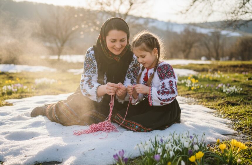 martisorul firul care leaga iarna de primavara o franghie impletita din alb si rosu care duce cu sine bucuria iubirea si concilierea 69a425dd3936f