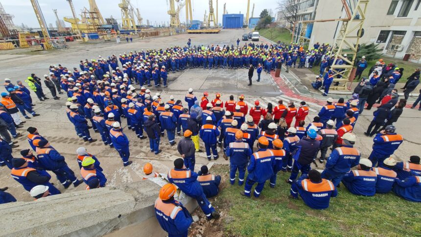 ziua si protestul santierul naval mangalia in colaps sindicalistii cer reorganizare urgenta altfel falimentul e sigur 69c2a250b5af4