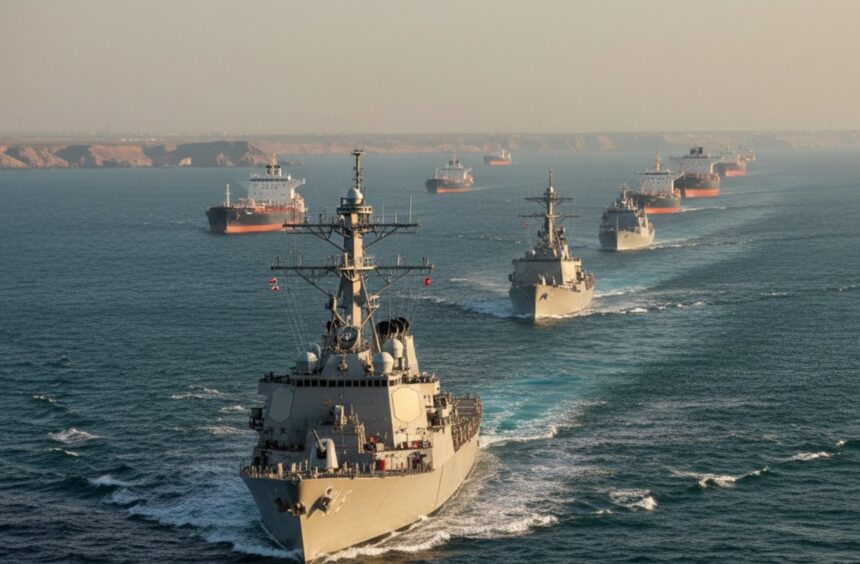 blocada sua intra in vigoare in stramtoarea ormuz trump ordona interceptarea navelor legate de iran teheran acuza piraterie si anunta control permanent nicio lectie invat 69dd1c772f4e5