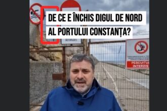 constanta taiata de la mare digul de nord inchis cu gard si sarma ghimpata negoi usr cere redeschiderea video 69eb8eee98d50