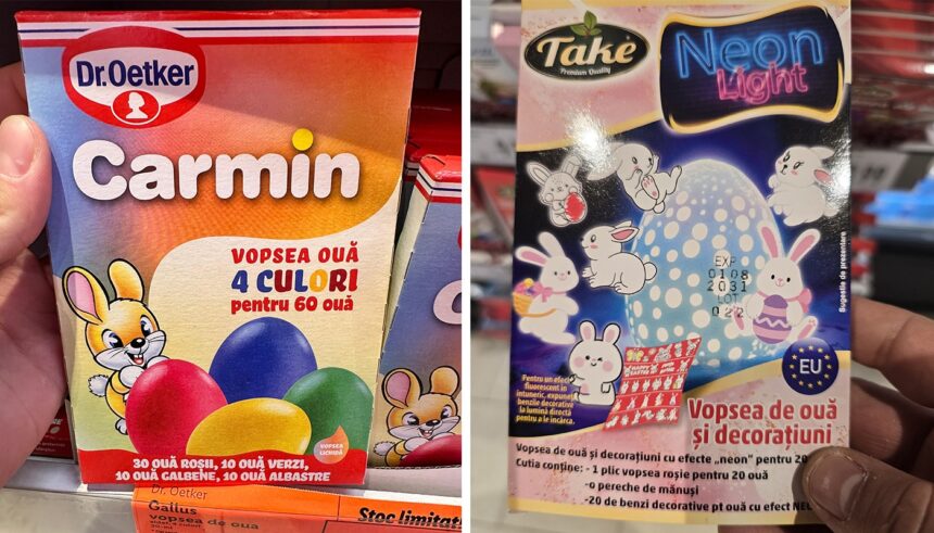 din ce sunt facute de fapt vopselele de oua din lidl si kaufland majoritatea romanilor le folosesc de paste 69d8fdc4f2390