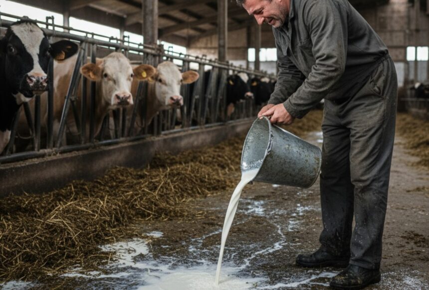 fermierii romani produc litrul de lapte cu 2 lei dar sunt obligati sa il vanda cu doar 15 lei 1 500 de vaci sacrificate doar in ultimele doua saptamani barbu agricultura 250 000 de pe 69dcb544bbc3c
