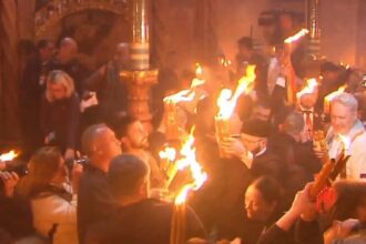 lumina sfanta a fost primita la ierusalim si e in drum spre romania 69da412becd50