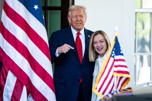 meloni se rupe de trump si vrea o europa independenta de sua administratia americana arata un dezinteres progresiv fata de continent 69d7e4a396ee9