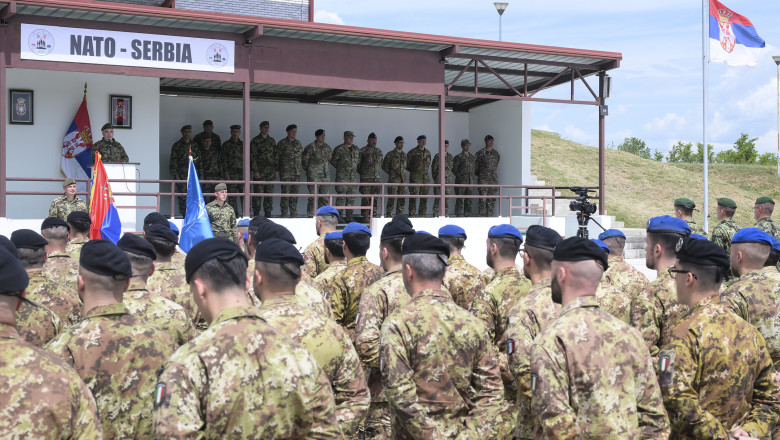 primul exercitiu militar al nato in serbia la 30 de ani de la bombardarea belgradului 6a10870f36dbb